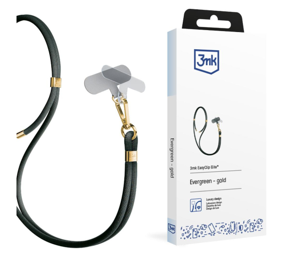 3MK Sznurek do Etui EasyClip Elite Evergreen (gold) 5903108572569 - 1267313 - zdjęcie 2